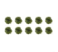 10 Buissons Artificiels 3cm Vert Foncé pour déco Extérieur 10 | Lot de 10 , hauteur 3cm, couleur vert foncé, idéal allées et jardins, aspect réaliste