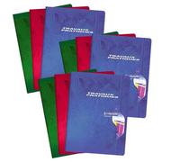 10 cahiers de travaux pratiques - 24x32(cm) - Grands carreaux - 96 pages - couverture en carton - sans spirale - Clairefontaine