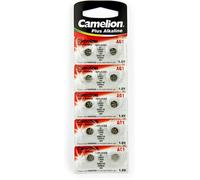10 Camelion AG1/LR60/164/364/LR621 Pile Bouton Longue durée de Conservation (Date d'expiration marqué)