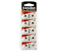 Camelion Pile bouton AG1/LR60/164/364/LR621 – longue conservation (date marquée) – 10 pièces