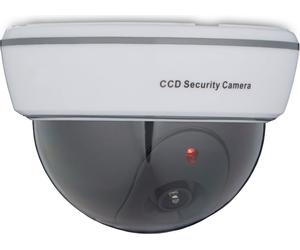 10 caméras factices, voyant LED clignotant, pour l'intérieur et l'extérieur, dissuasion contre les cambrioleurs, caméra de surveillance factice, blanche