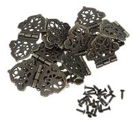 10 Charnières à Boîte Vintage en Alliage de Zinc pour Coffret Bois