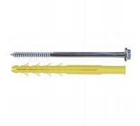 10 Chevilles longues D. 10 x 160 mm + Tirefond D. 7 x 160 mm - Tête hexa. 13 mm Torx T40 - Zingué