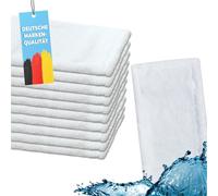 10 chiffons en microfibre de 50 cm pour le nettoyage à sec et humide