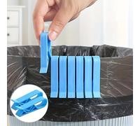 10 clips innovants pour poubelles - support de sac poubelle sûr et antidérapant, clips latéraux séparateurs élégants, pratique pour un usage domestique 20PCS