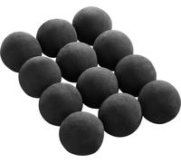 10 cm 12 pièces Boules de feu en céramique Pierres de feu rondes Pierres de lave réutilisables