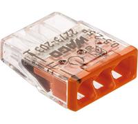 10 connecteurs Wago 2273-203 à emboîter.