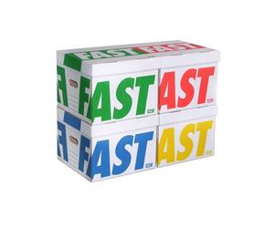 10 Conteneur D'Archivage Cube Fast Manuel Bleu