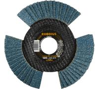 10 disques à lamelles RHODIUS VISION PRO Ø 115 mm en zircon avec lamelles SU 40