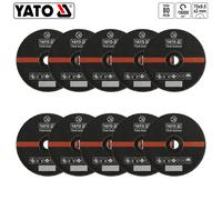 10 Disques à Tronçonner YATO Mini 75 mm pour Métal Acier 2,0 mm