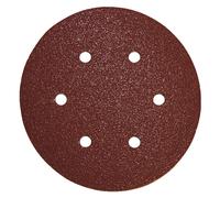 10 Disques abrasifs Diam. 150 mm auto-agrippant 6 trous bois/métal - MAKITA - P-37524