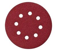 10 disques abrasifs MAKITA Ø 125 mm Red Auto-agrippant avec 8 trous