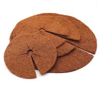10 Disques de paillage coco 60cm Tapis de fibres de coco Tapis de protection des plantes coco