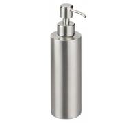 10 distributeurs de savon rechargeables, pour salle de bains, WC et cuisine, distributeurs de savon liquide à pompe, en acier inoxydable brossé, 300 ml, argent