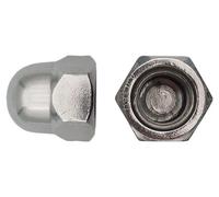 10 Ecrous Borgnes M27 mm - DIN 1587 - Inox A4 - D-Work