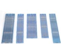 10 électrodes laser en tungstène TIG à régulation par lanthane, diamètre 10/16/24 mm - bleu - 24 x 150 mm.