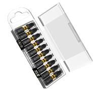 10 embouts de vissage à choc PZ3, 25 mm, qualité professionnelle