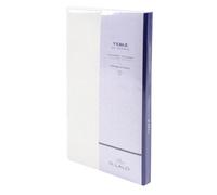 10 ensembles 105x210mm Vergé - extra blanc