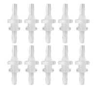 10 ensembles de connecteurs de cloison barbelés filetés ensemble de connecteurs de tube durables raccords de tuyau polyvalents et durables paroi intérieure lisse en plastique