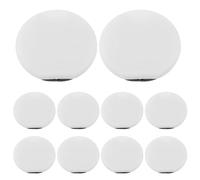 10 ensembles Équerre D’Angle Ronde PP 3,2x3x1cm pour Meubles de | Blanche, Fixation Renforcée, Raccord Démontable, pour Armoires, Étagères et Aménagements Intérieurs de Véhicule