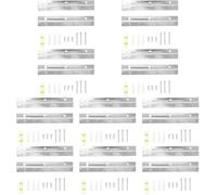 10 Ensembles Kit de Fixation Murale Emboîtable en Métal | Montage Rapide et Discret, Aide au Nivellement, pour Cadres et Œuvres, Usage Maison ou Galerie