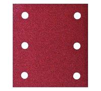 10 feuilles abrasives Makita velcro 114 x 102mm (6 trous)