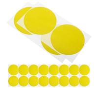 10 Feuilles Étiquettes Adhésives à Points Ronds Jaunes, Papier | Autocollants à Pois Polyvalents, Décoratifs et Flexibles, pour Marquage, Noms et Organisation