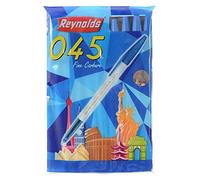 10 Feutres Reynolds 045 Stylo à bille Carbure Fine pointe 0,45 mm Bleu marque Ajouter par Indian Cricket Sachin (Tendulkar