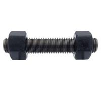 10 Filets et 2 Ecrous Montés D. 30 x 170 mm - ASTM A193 et ASTM A194 - Brut - D-Work