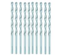 10 Forets Hélicoïdaux HSS Série Longue DIN 340 RN - Aciers 118° D. 1 x Lt. 56 x Lu. 33 x Q. 1 mm x Z2 - Diamwood