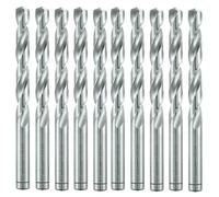 10 Forets HSS Cobalt 5% DIN 338 RN - Aciers Alliés 800 N/mm_ 130° D. 5.4 x Lt. 93 x Lu. 57 x Q. 5.4 mm x Z5xd - Diamwood