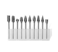 10 fraises rotatives carbure tungstène Dremel métal bois