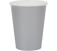 10 gobelets carton bio 25cl argent - chalayer 000741000000004 Gris G