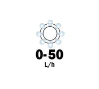 10 Goutteurs réglables sur pic tuyau Ø 16 mm