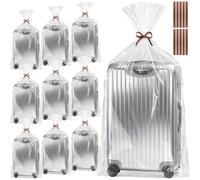 10 grands compartiments de rangement, dimensions 90 x 120 cm, sacs en plastique transparent, réutilisables