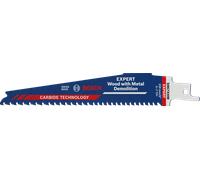 10 Lames de scie sabre Expert Carbure Démolition bois et métal S 967 XHM - 150 mm - BOSCH - 2608900397