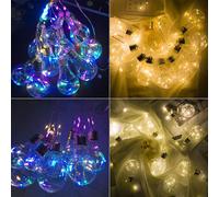 10 lampes Lumière suspendue LED String Light Firefly Party Home Decoration Romantique - USB Coloré