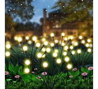 10 LED lumières de jardin solaires luciole lumières solaires imperméables en plein air pour cour Patio voie décorations de noël lampe solaire