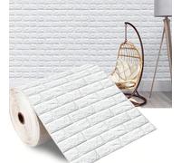 10 m/5 m/3 m/2 m/1 m Autocollant mural 3D imitation brique pour décoration de chambre à coucher et maison, imperméable, auto-adhésif, DIY, papier peint pour salon, toile de fond TV, rénovation, pannea