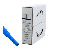10 m Gaine thermorétractable 2,4 mm > 1,2 mm Bleu