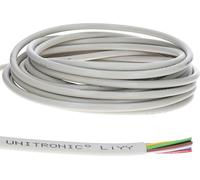 10 mètres Lapp 0028608 UNITRONIC LiYY Ligne de données PVC 8x0,75 mm² I Ligne de signalisation I Câble de sonnette I Prolongement câble LED 8 fils