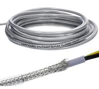 10 mètres Lapp 1135407 Ölflex Classic 110 CY câble deblindé 7 x 2,5 mm² avec conducteur de protection vert-jaune I câble blindé 7 conducteurs I câble de7 conducteurs avec blindage I gaine extérieure t