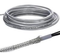 10 mètres Lapp 1135754 Ölflex Classic 110 CY câble deblindé 4x0,5 mm² sans conducteur de protection vert-jaune I câble blindé 4 conducteurs I câble de4 conducteurs avec blindage I gaine extérieure tra