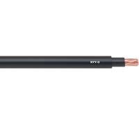 10 mètres Lapp 15500123 NYY-J Câble électrique 5x2,5 mm2 RE I Câble souterrain ignifuge avec conducteur de protection GN/GE I Câble à courant fort pour usage extérieur et intérieur I Câble flexible no