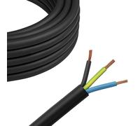 10 mètres Lapp 1600118 H07RN-F 3x2,5 mm² câble caoutchouc flexible avec conducteur de protection I câble résistant aux UV pour l'extérieur I résistant à l'huile I résistant au froid I câble de raccord