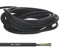 10 mètres Lapp 16002023 H05RR-F 5x1,5 mm² câble caoutchouc flexible avec conducteur de protection I câble caoutchouc fin pour l'intérieur I pour appareils ménagers et portables I robuste I câble de ra