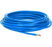 10 mètres Lapp 4520026 H07V-K 16,0 mm² bleu I Câble de câblage I Conducteur flexible I Monoconducteur PVC I Toron 16mm2 I Câblage