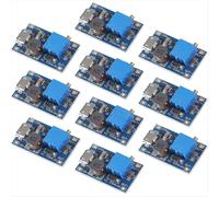 10 modules élévateurs de tension réglables, régulateur de tension micro-USB 2-24 V vers 5-28 V, 2 A, convertisseur DC-DC