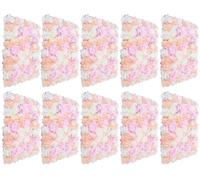 10* Mur de Fleurs Fausses Fleurs artificielles Hydrangea Plaque murale Roses de soie Mur de Roses de mariage Rue Pour Bouquet Mariage Fête Home Decor