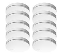 10-Pack ELRO FS4610 | Le Détecteur de Fumée Le Plus Fin du Monde | Batterie 10 Ans | Conforme à la Norme européenne EN14604 | Blanc | Lot de 10 pièces